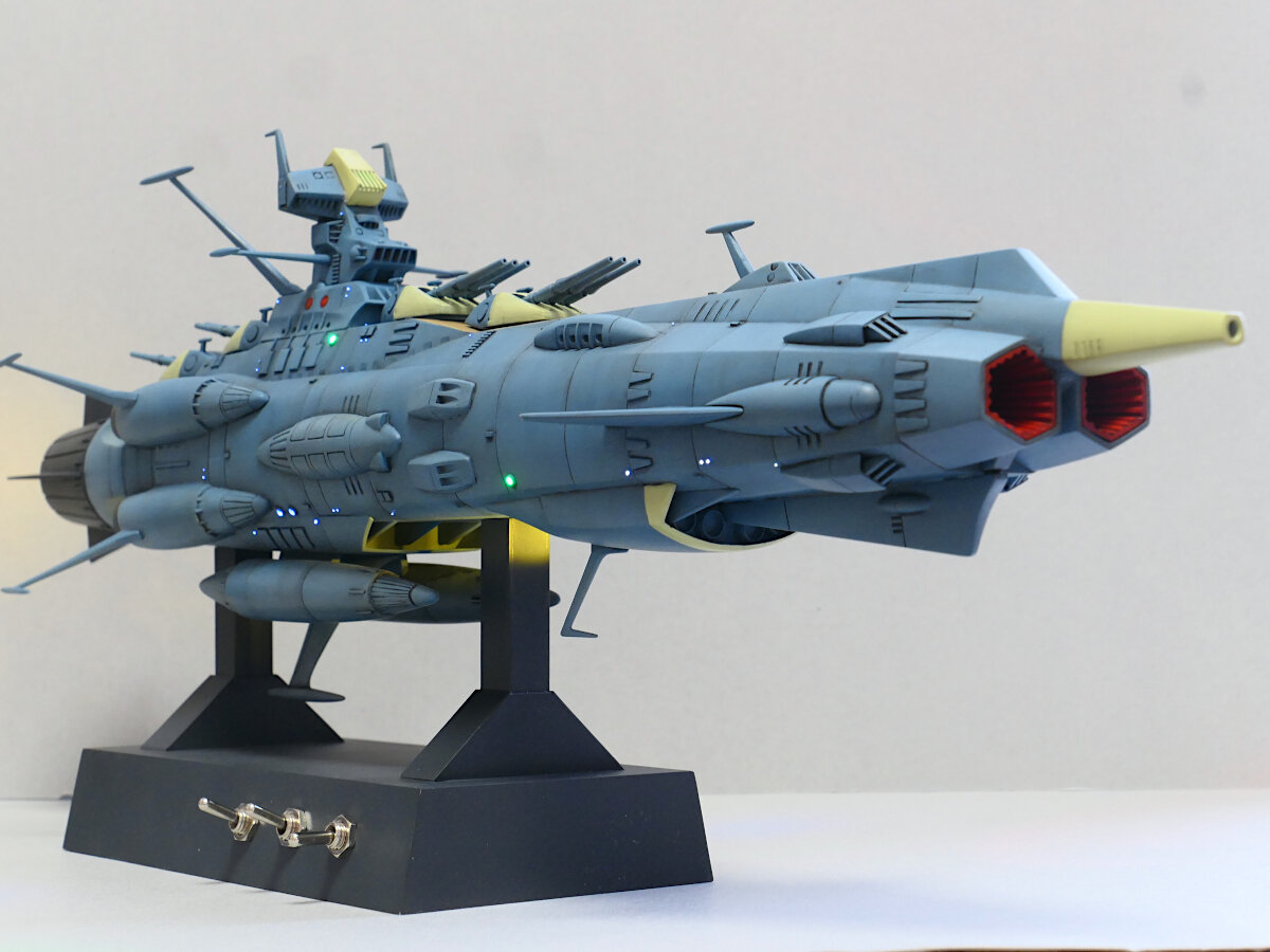 完成】アンドロメダ・宇宙戦艦ヤマト : 電飾模型工房