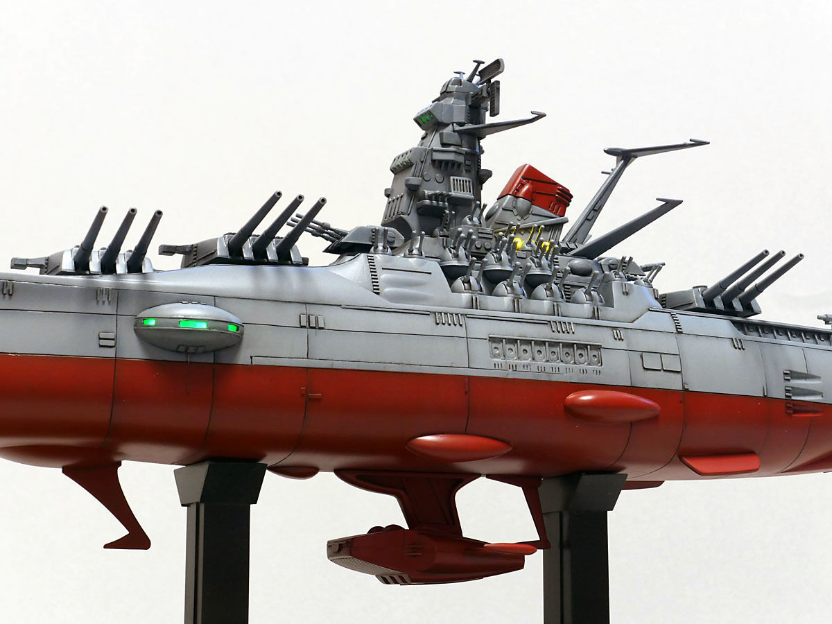 完成品】コズミック・ヤマト、1/500スケール : 電飾模型工房
