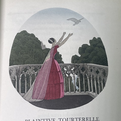 ラマルティーヌ著⭐️A.E.マルティ挿絵本『Graziella』1948年 ☆希少☆アール・デコ挿絵本 A.E.マルティ画 テオフィル・ゴーティエ