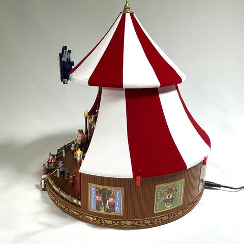 ★希少★未使用 ミスタークリスマス90周年記念 50曲収録「 World's Fair Big Top」 ワールドフェア ビッグトップ サーカス オルゴール