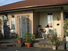 テラスでお食事