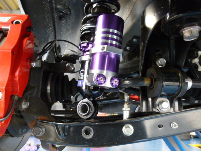 D2スーパーレーシング3way車高調 Pro Shop Screen Work Diary