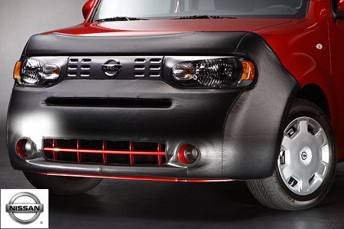 Z12 キューブ ノーズブラマスク USDM ヘラフラ ノーズブラ : Car de Custom