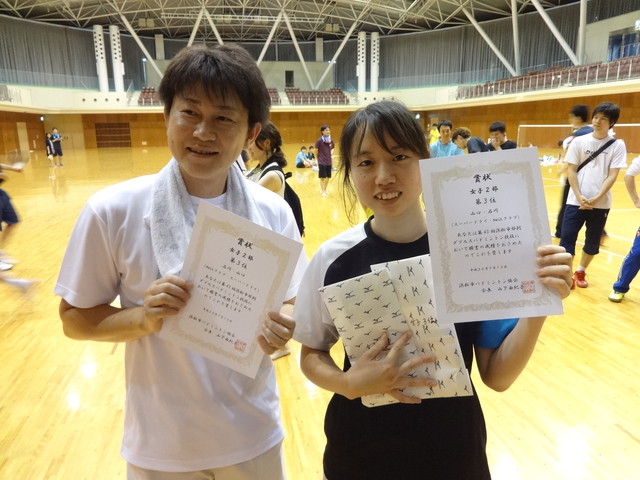 第４３回浜松市部別ダブルスバドミントン大会 スーパードライ