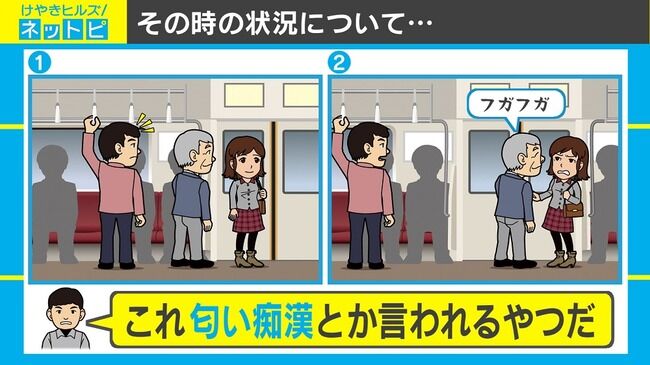 【動画あり】「女性の匂いを嗅ぐ痴漢」 犯行の決定的瞬間が撮影される、キモすぎだろコレ…