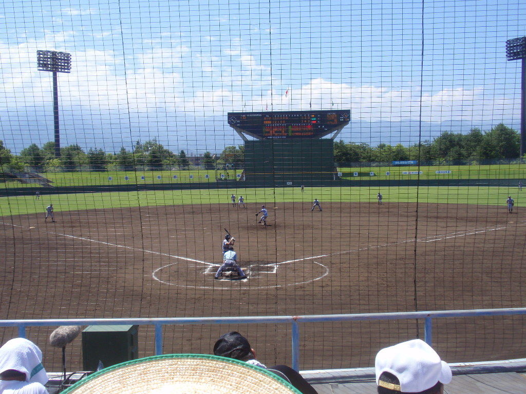 小瀬スポーツ公園野球場 野球場巡り