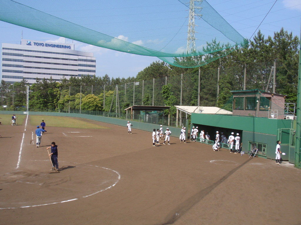 千葉工業大学茜浜運動施設 硬式野球場 野球場巡り