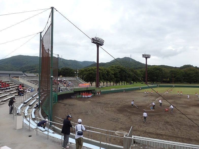 びわのかげ運動公園野球場 野球場巡り びわのかげ運動公園野球場 野球場巡り