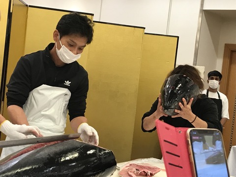 前田さんマグロ