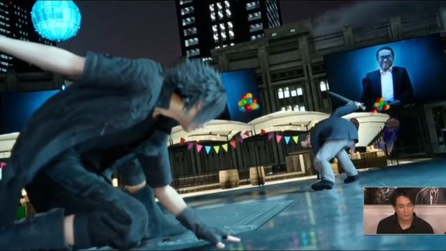 FF15、前夜祭の生放送の為に制作したゲームでラスボスに社長を登場させる