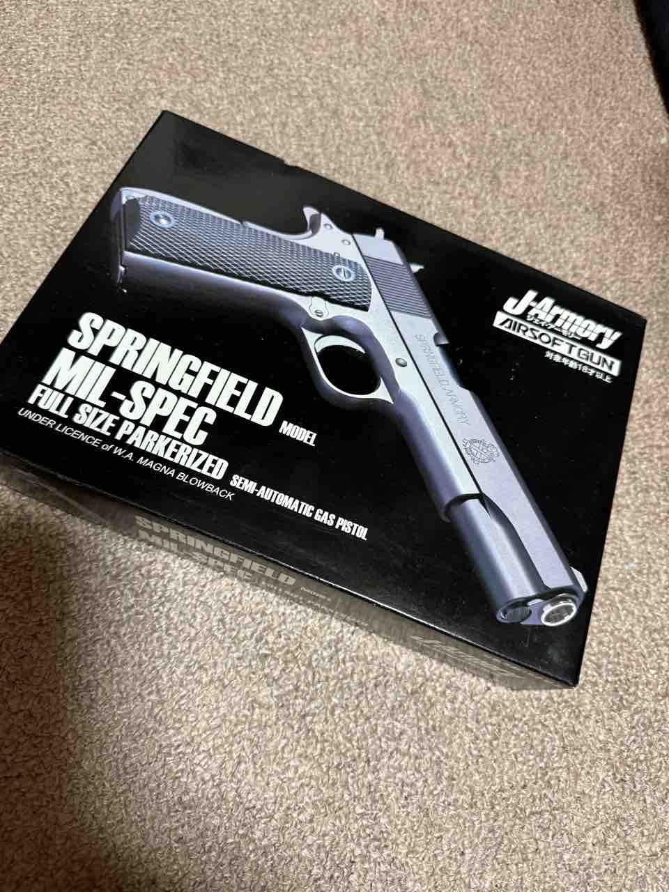 MIL-SPEC J-Armory SFA 売り切れ特選中古品ガスブローバック J