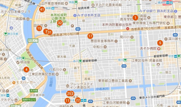 440 相撲部屋の立地 大相撲データアナリストの大相撲日記 440 相撲部屋の立地 大相撲データアナリストの大相撲日記