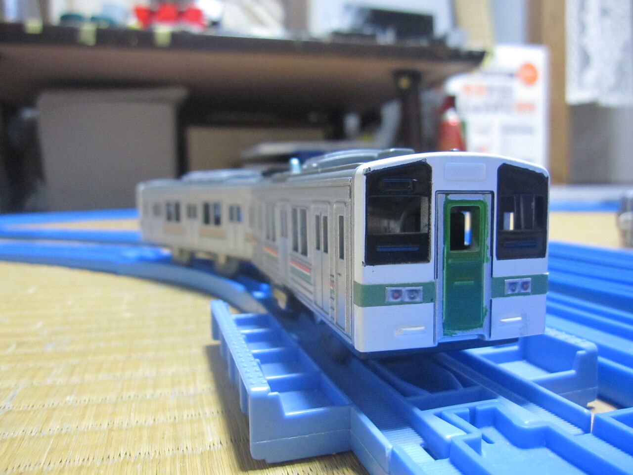 改造プラレール 719系5000番台 青葉台検車区 改造プラレール 719系5000番台 青葉台検車区