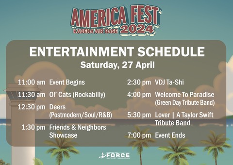 Entertainment Schedule