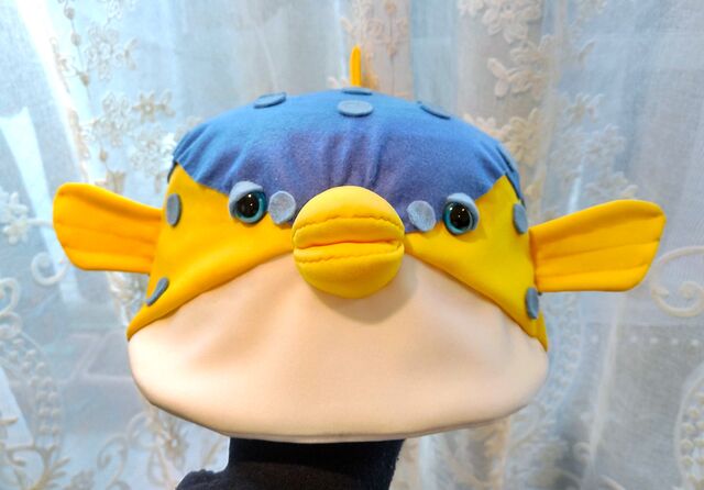 かな　ハンドメイド　はこふぐ帽子 かな様専用 ハンドメイド はこふぐ帽子-新品 オンラインアウトレット