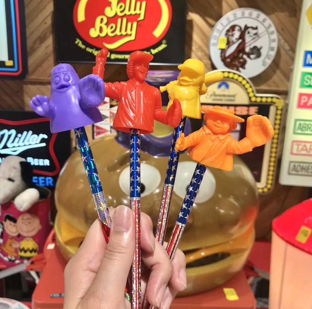 Mc Donald Pencils Secretbase Toy