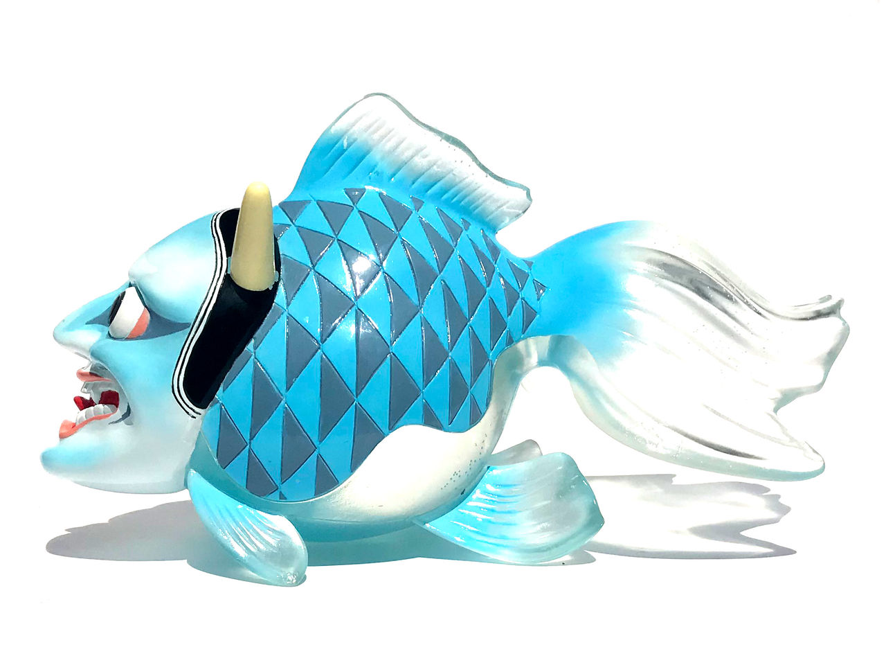 Hélio NOMURA 浮世絵　現代アート 立原位貫 オリジナル木版画 団扇絵 金魚の花見 | 山星書店