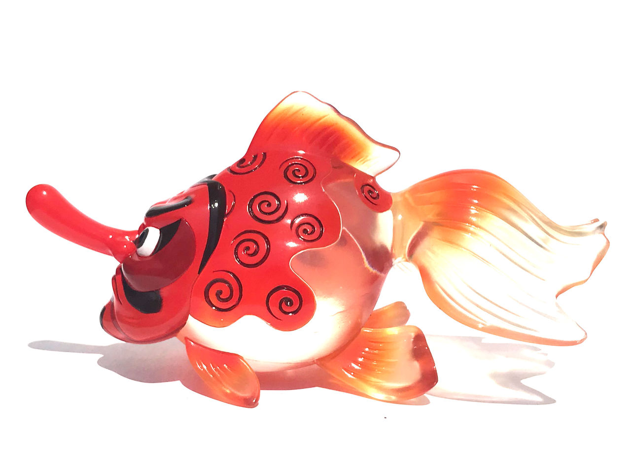 3Dレジンアート 金魚(錦鯉) 貝殻 絵画 星空④ 一匹 青 3Dレジンアート 金魚(錦鯉) 貝殻 絵画 星空④ 一匹 青 - メルカリ
