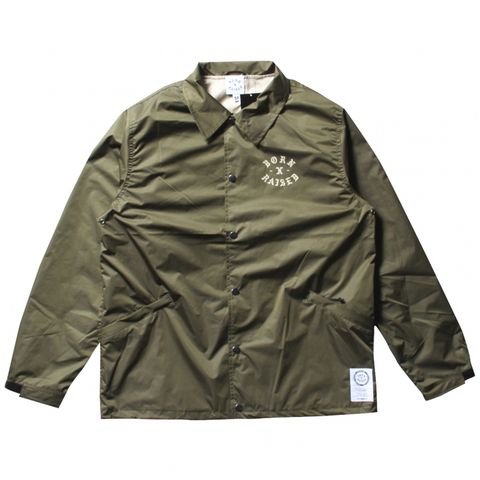 born x raised コーチジャケット BXR STANDARD LA COACH JACKET: BLACK – Born X Raised