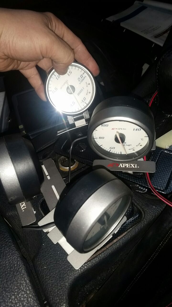 アペックスELメーター4連ターボ 水温 油温 油圧 （EL SYSTEM METER Ⅱ 