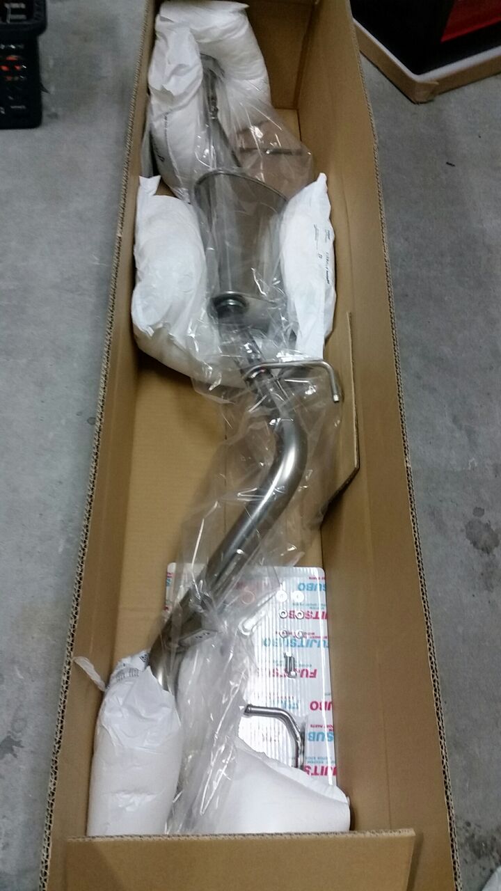 タウンボックス フジツボマフラー 取り付けです。 : 三菱GTO好きな私の