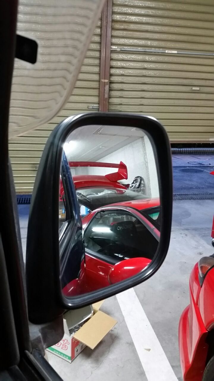 三菱タウンボックス ドアミラー 交換です 三菱gto好きな私のぺージで す 見てくださいね