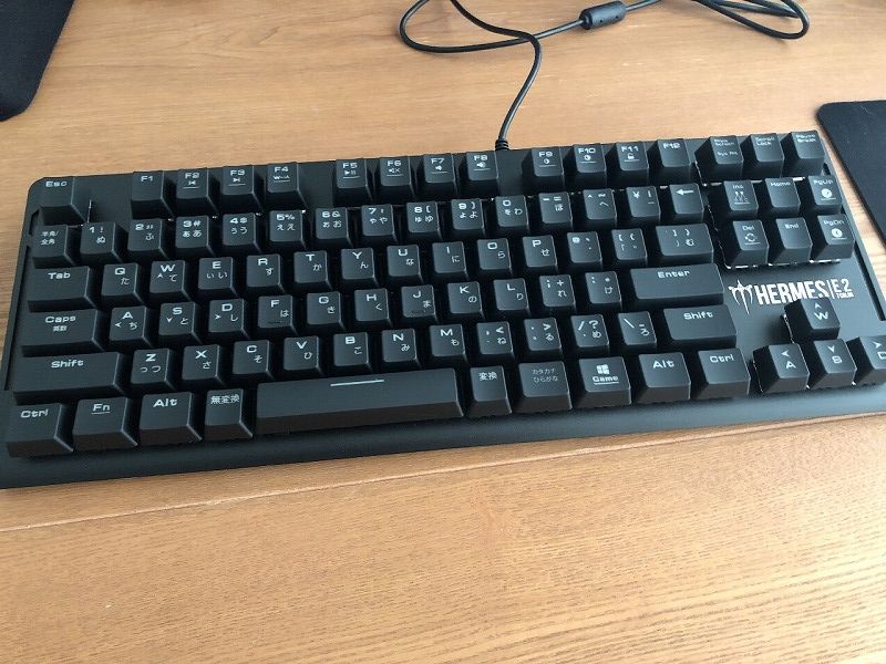 激安メカニカルゲーミングキーボード HERMES E2を購入！ : SEGA