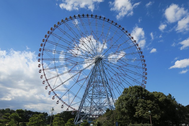 葛西臨海公園でテント (1)