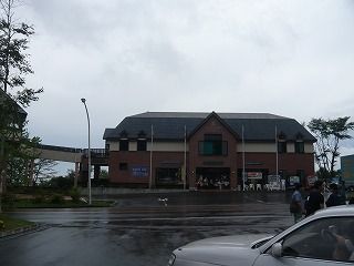 道の駅草津で雨宿り