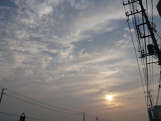 夕暮れ