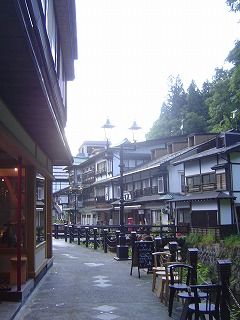 銀山温泉の町並み2