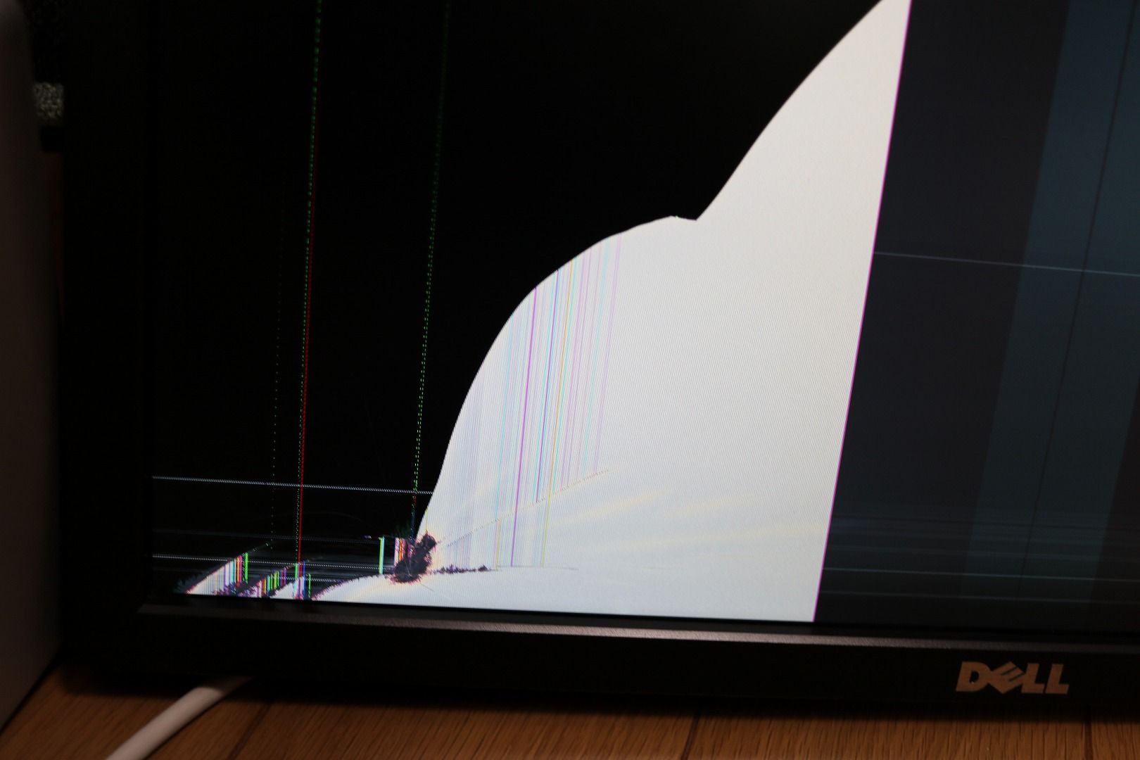 Dellのモニターが割れた セイ生活