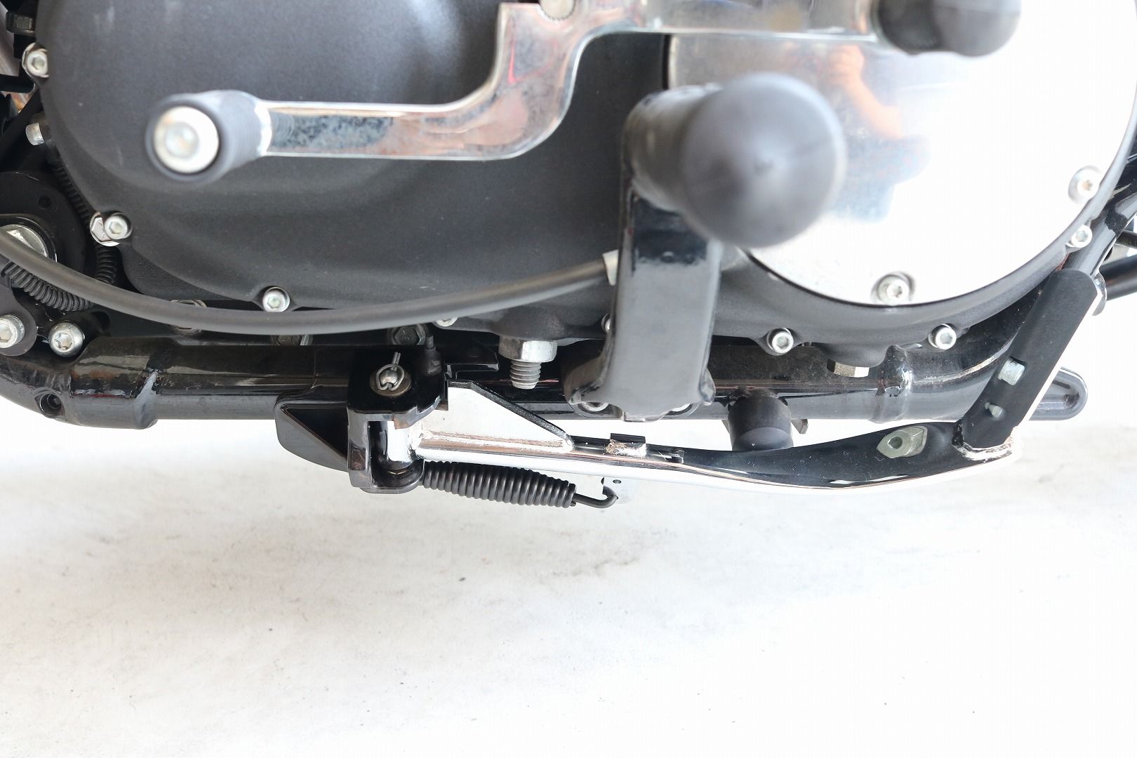 スポーツスター フロントローダウンスプリング ショートスタンド