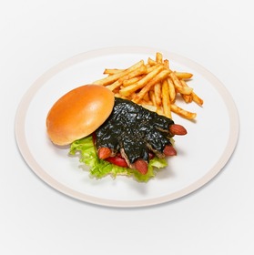 お好みソース入りデミバーガー