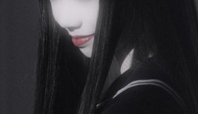 JK灰原笑い