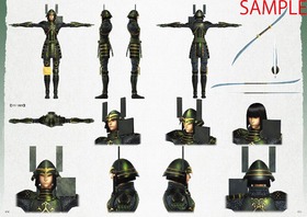 BSR4OCW武将【三面図】