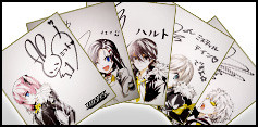 各キャラ声優サイン色紙