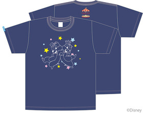 三森すずこオリジナル チップとデールTシャツインディゴ