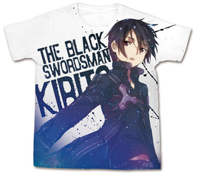 電撃FCキリトフルグラフィックTシャツs