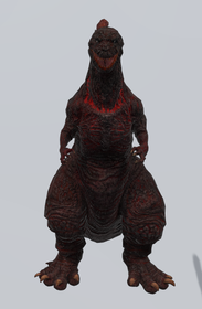 「バーチャルマーケット5」ゴジラアバター正面