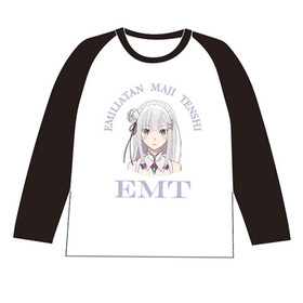 EMT エミリアたん、マジ、天使。ラグランT シャツ