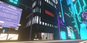 「バーチャルマーケット5」ゴジラブース外観