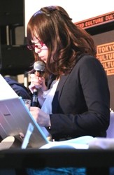 はるか編集長の真剣な眼差し