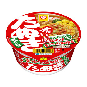 赤いたぬき天うどん