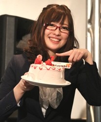 はるか編集長とケーキ