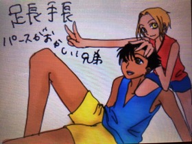 手長足長