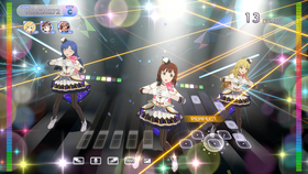 アイドルマスター TOURSゲーム画面イメージ1