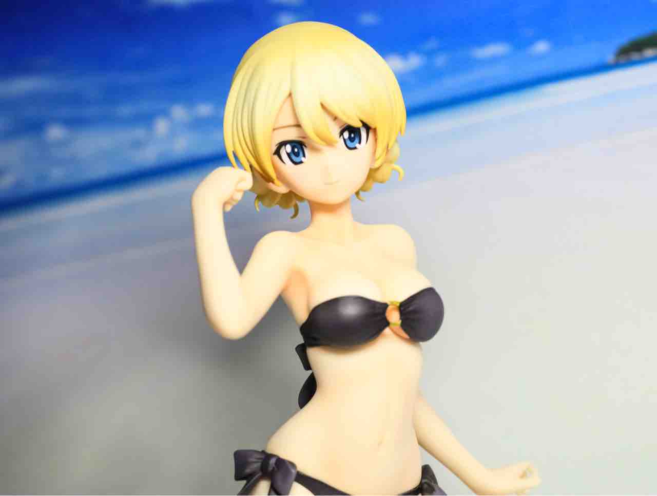 田舎者 ガルパン ダージリン 水着ver. コトブキヤ フィギュア 特典付 ダージリン 水着ver.｜コトブキヤショップ限定購入特典『ロング