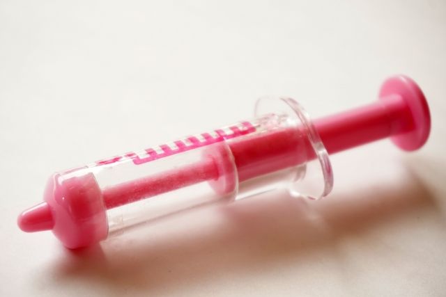 おもちゃの注射器(シリンジ)