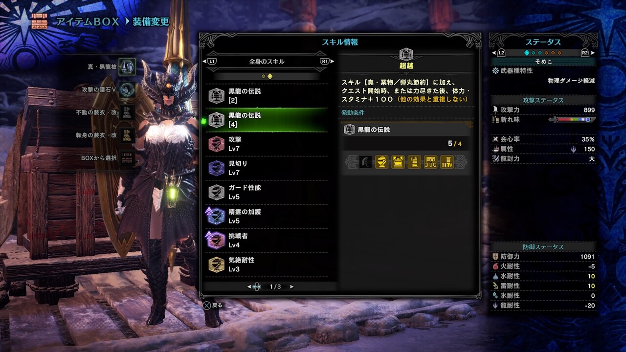 ドラゴン装備 日比野生活雑記